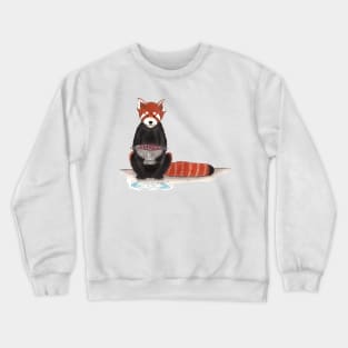 R is for Red Panda Crewneck Sweatshirt